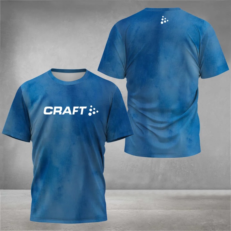 Badminton Jersey - Fashion Tie-Dye Printed Crew Neck T-Shirt