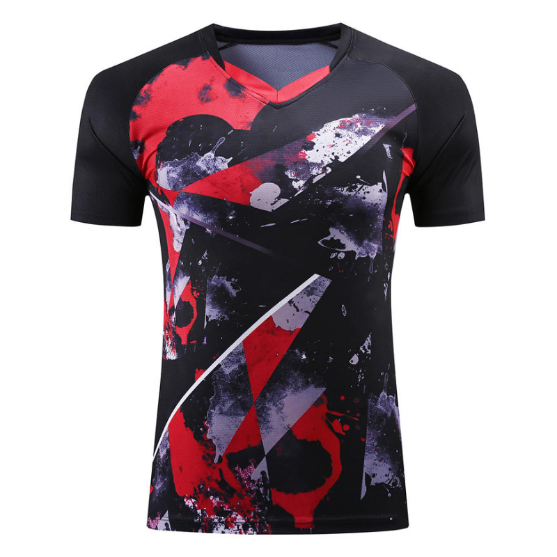 Table Tennis V Neck Shirt Men  - مراجعة Badminton Jersey وسعره