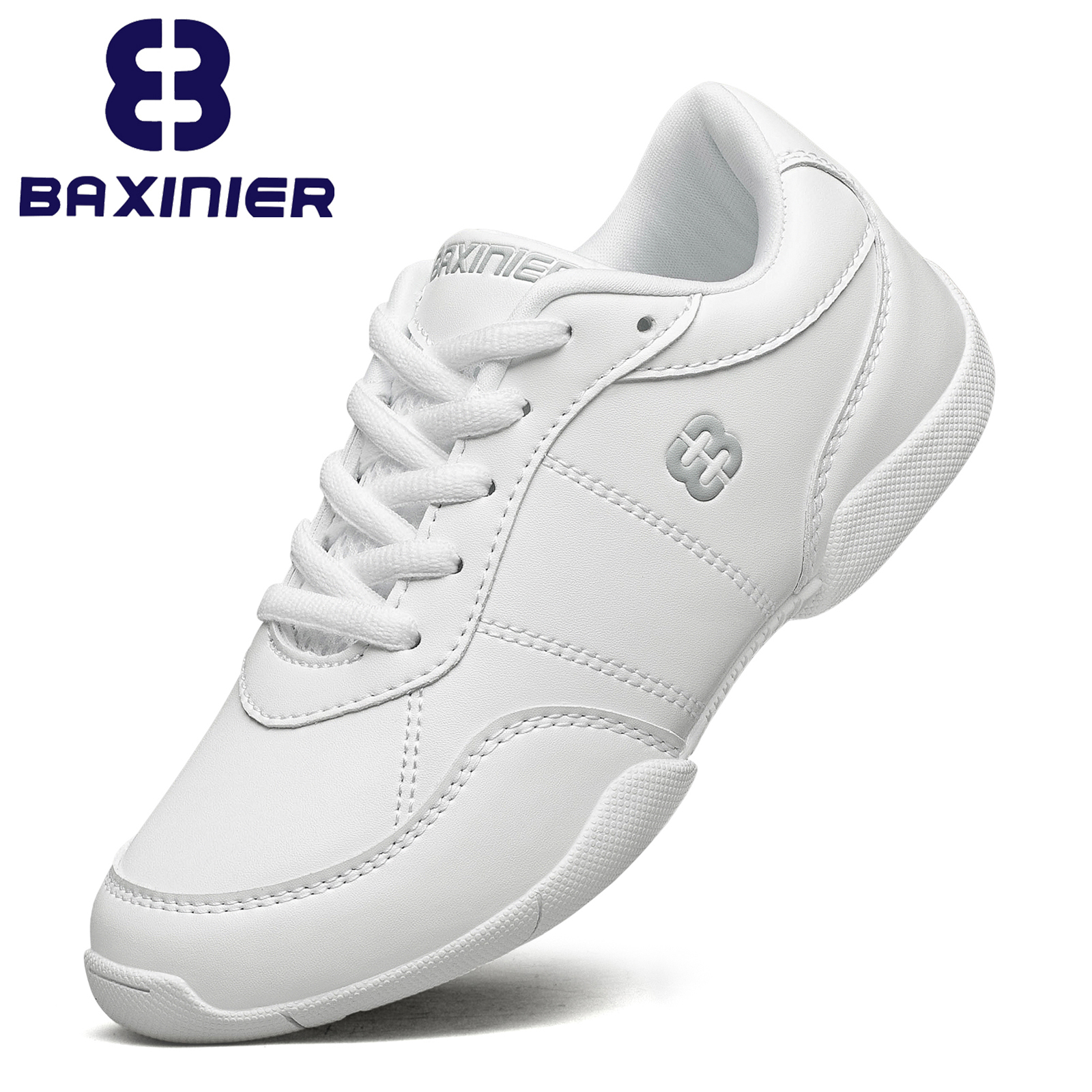 Girls White Cheerleading Shoes - مراجعة Badminton Youth وسعره