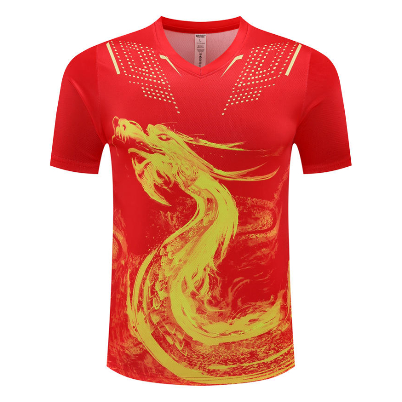 Dragon Men's Table Tennis T-Sh - مراجعة Badminton Jersey وسعره