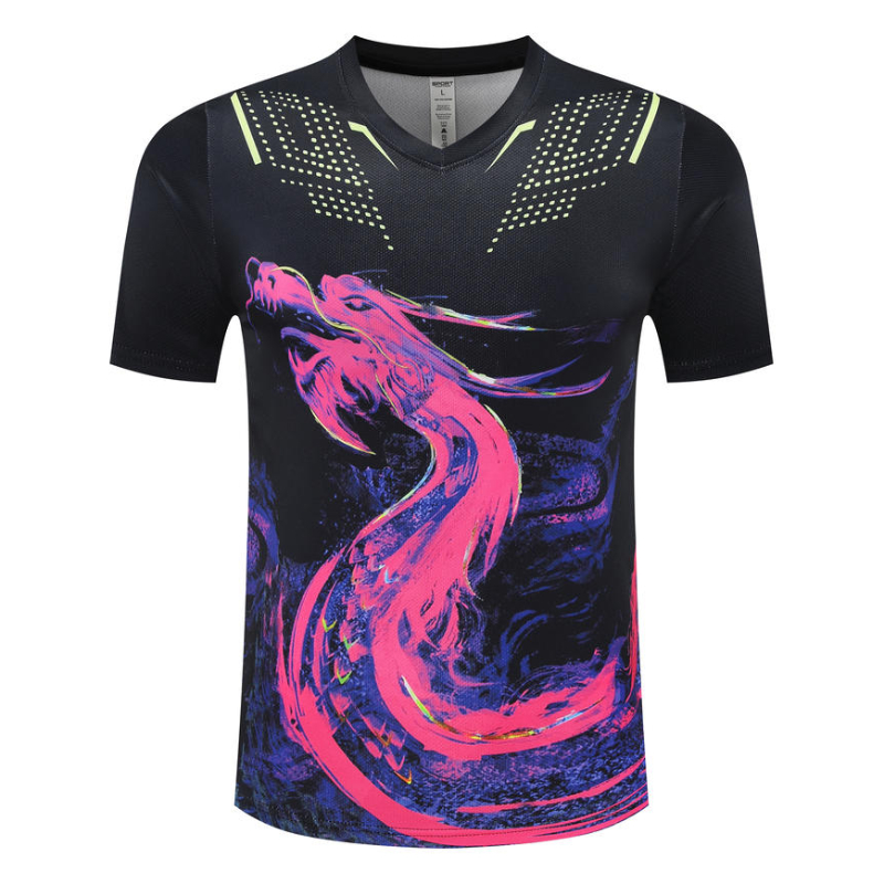 Dragon Men's Table Tennis T-Sh - مراجعة Badminton Jersey وسعره