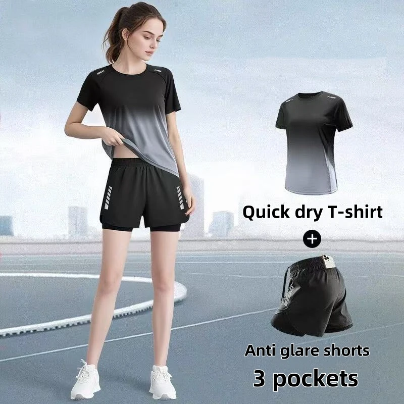 Women's sportswear set, runnin - مراجعة Badminton Jersey وسعره