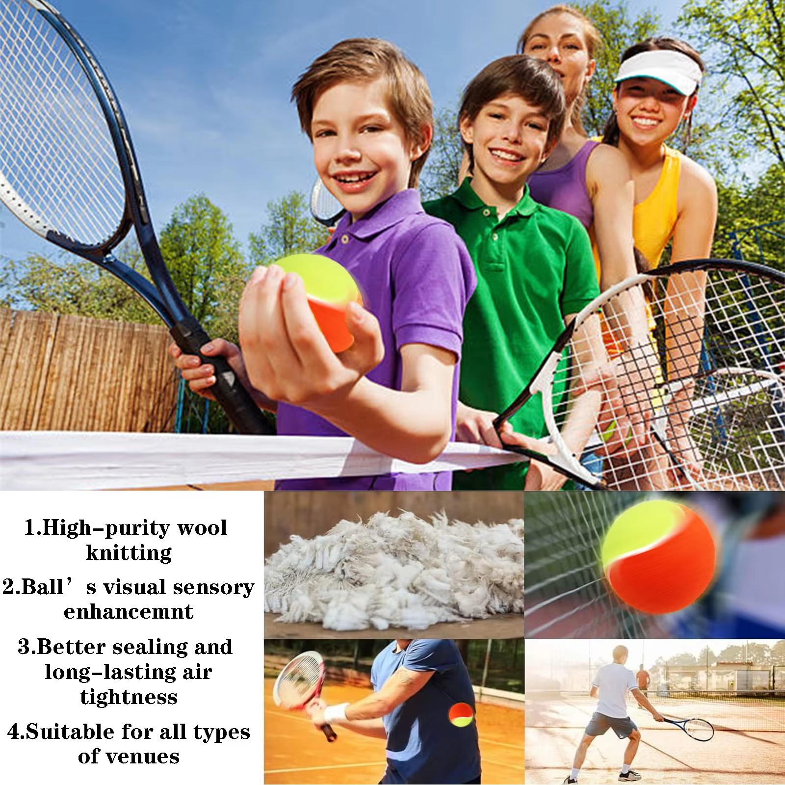 6pcs Kids Tennis Balls Set Sof - مراجعة Badminton Youth وسعره