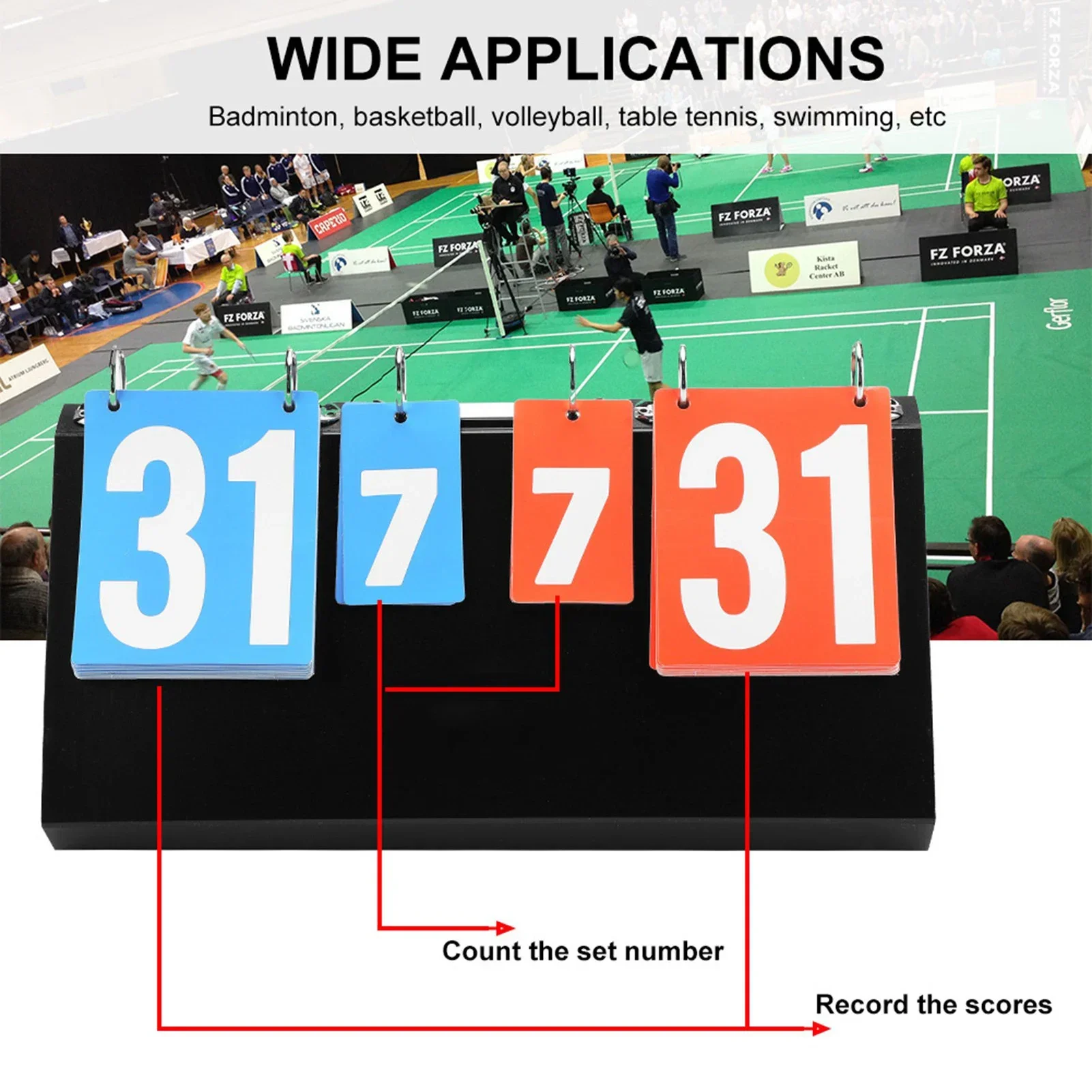 4 Digit Sports Competition Sco - مراجعة Badminton Score وسعره
