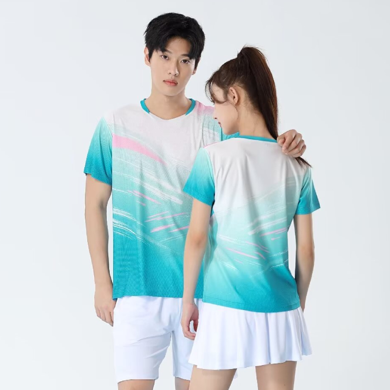 Unisex Table Tennis T-shirt Pr - مراجعة Badminton Jersey وسعره
