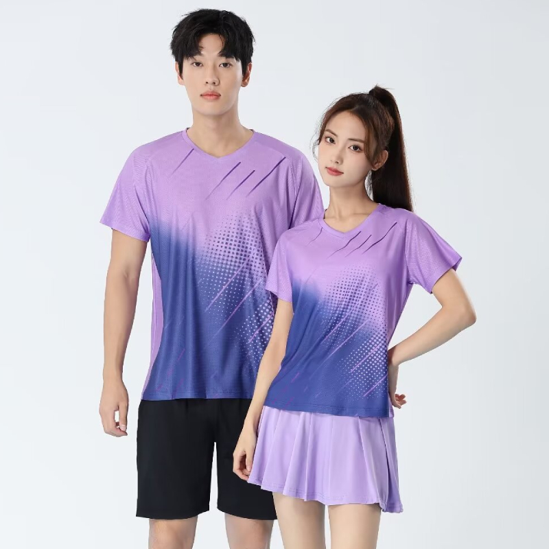 Unisex Table Tennis T-shirt Pr - مراجعة Badminton Jersey وسعره