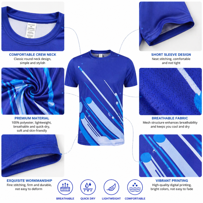 Men Badminton Shirt Quick Dry  - مراجعة Badminton Jersey وسعره