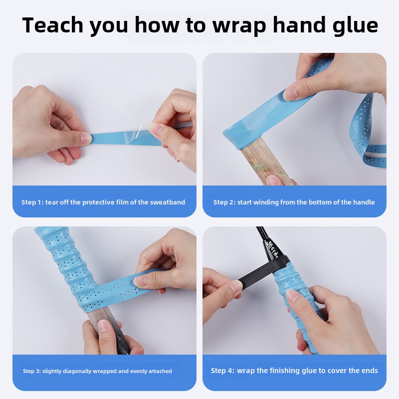 10Pcs Grip Tape Tennis Racket  - مراجعة Badminton Fun وسعره