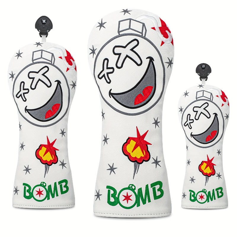 Golf Club Head Cover - White,  - مراجعة Badminton Club وسعره