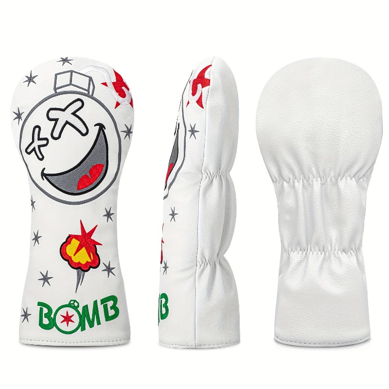 Golf Club Head Cover - White,  - مراجعة Badminton Club وسعره