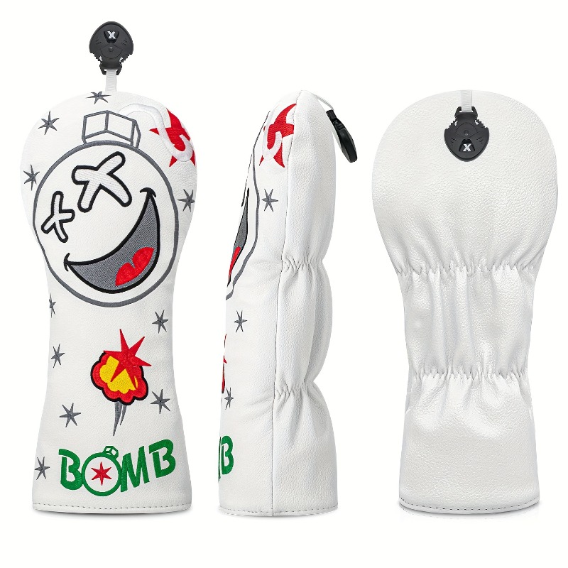 Golf Club Head Cover - White,  - مراجعة Badminton Club وسعره