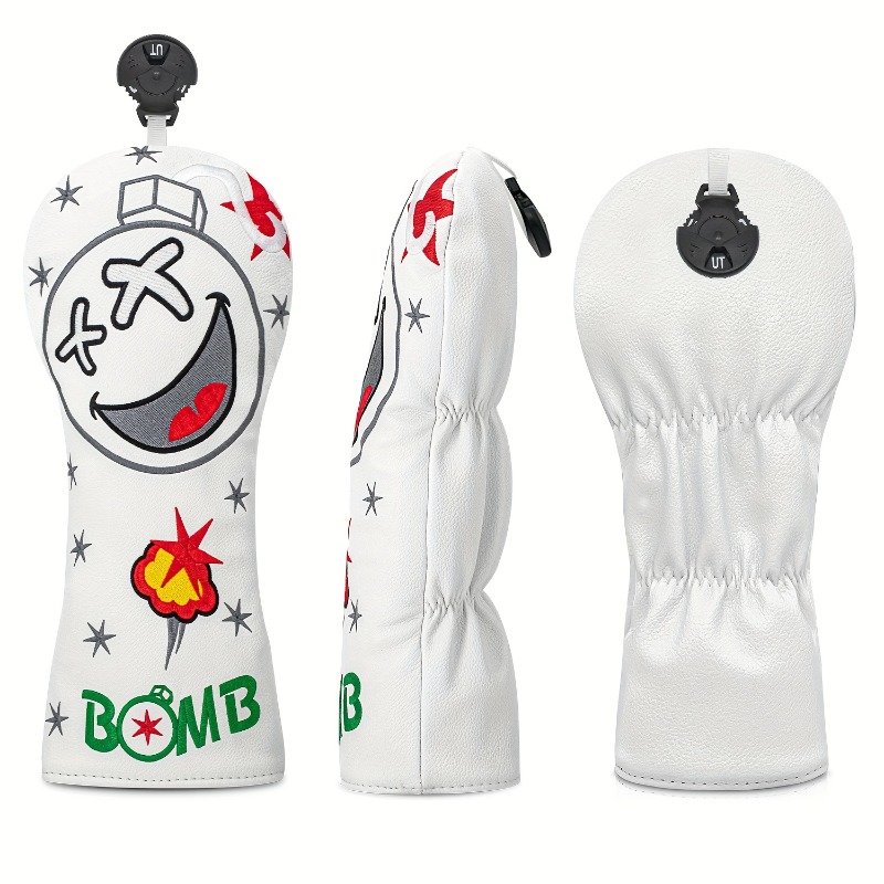 Golf Club Head Cover - White,  - مراجعة Badminton Club وسعره