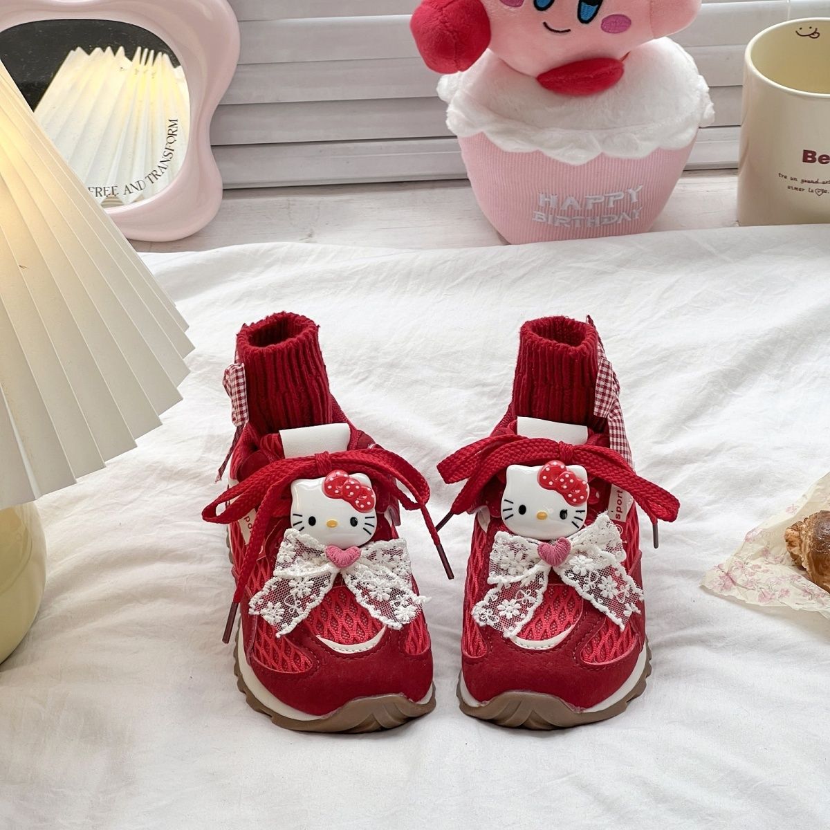 New Sanrio Hello Kitty Girls C - مراجعة Badminton Junior وسعره