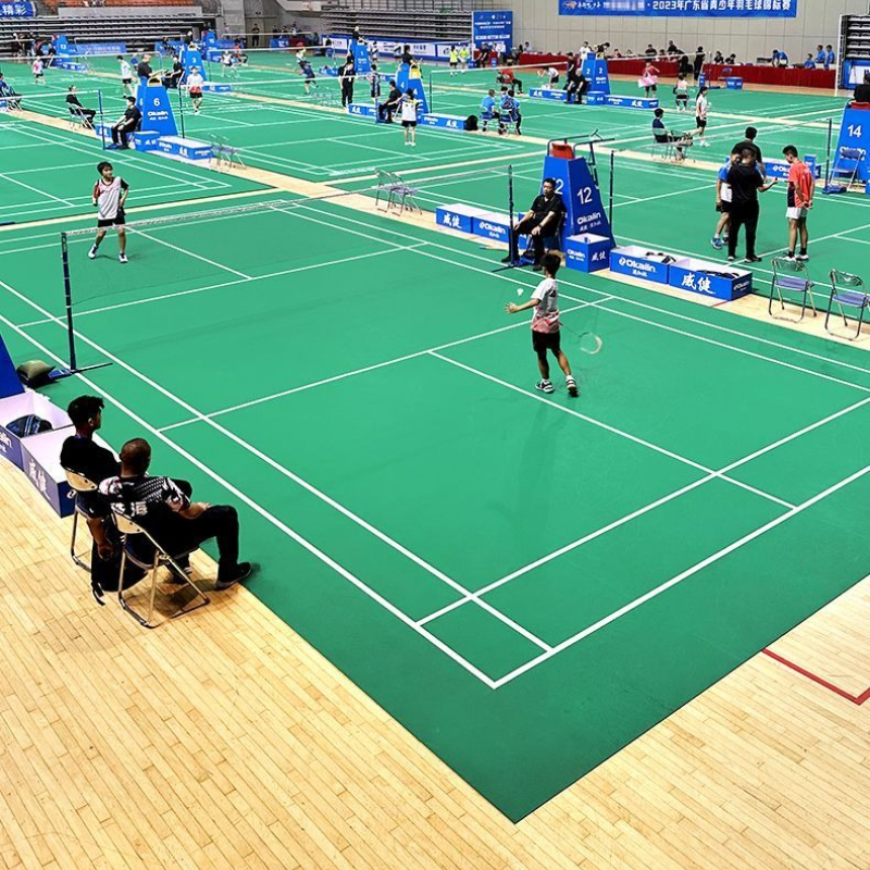 Badminton court floor mat indo - مراجعة Badminton Hall وسعره