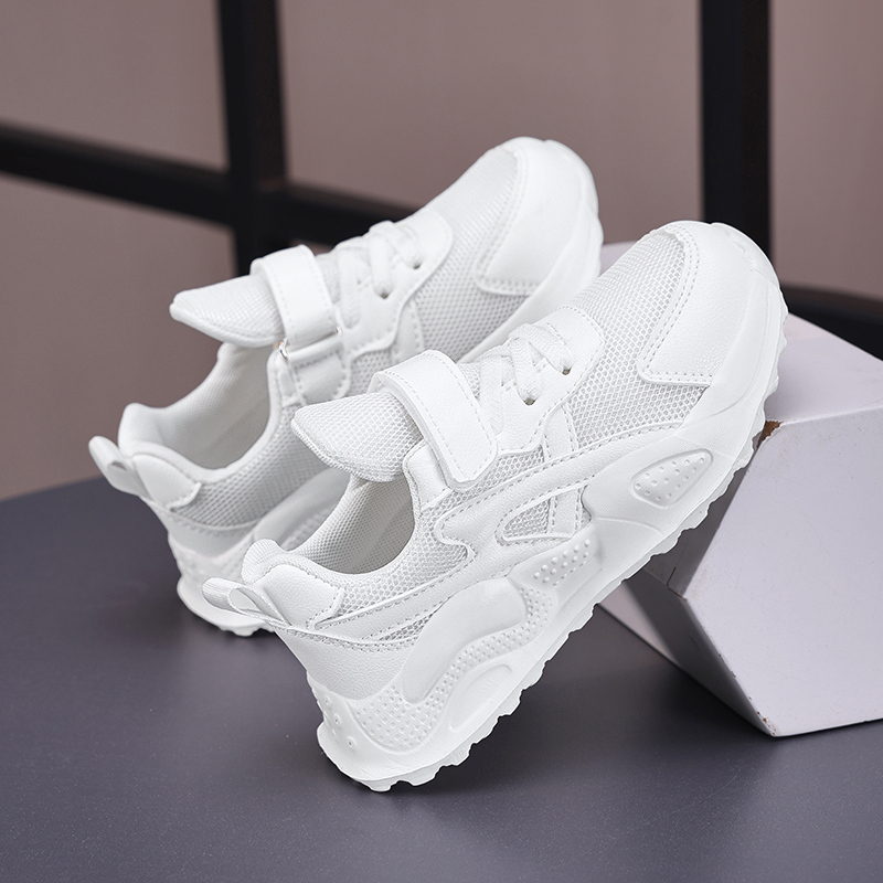 White Children's Leather Casua - مراجعة Badminton Junior وسعره
